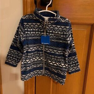 Columbia Blue and White Fleece Jacket